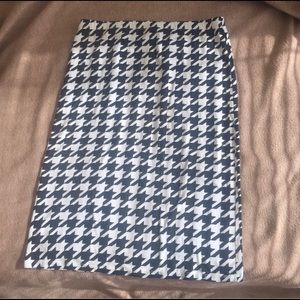 Cut print pencil skirt!